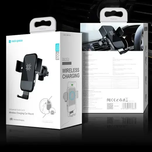 Rock Magnetic gravity car holder EDZ-03 induction to air vent black Photo