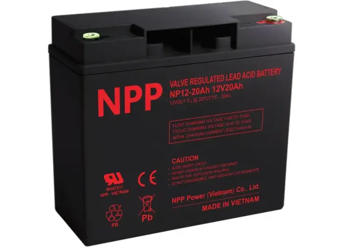 Battery 12V 20Ah T12(M5) Pb AGM NPP