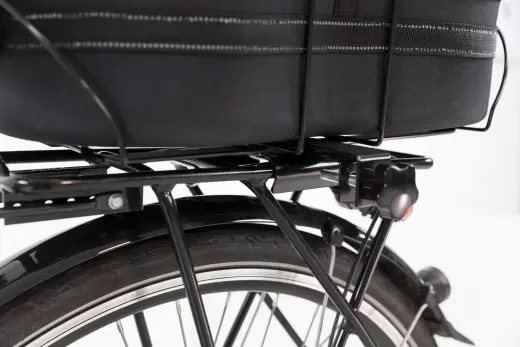 Корзина для собак : Trixei Велосипедная корзина для широких велосипедных багажников, 29 × 42 × 48 см, черная Фото num