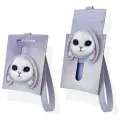 Nimmy Zestaw 3w1 torebka na telefon +     portfel + etui na lokalizator fioletowy|purple Big Eyed Pet 2.0 Rabbit Foto 8