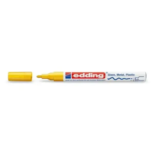 Edding 751 Paint Marker Yellow Gelb (4-751005) (4751005) Foto 2