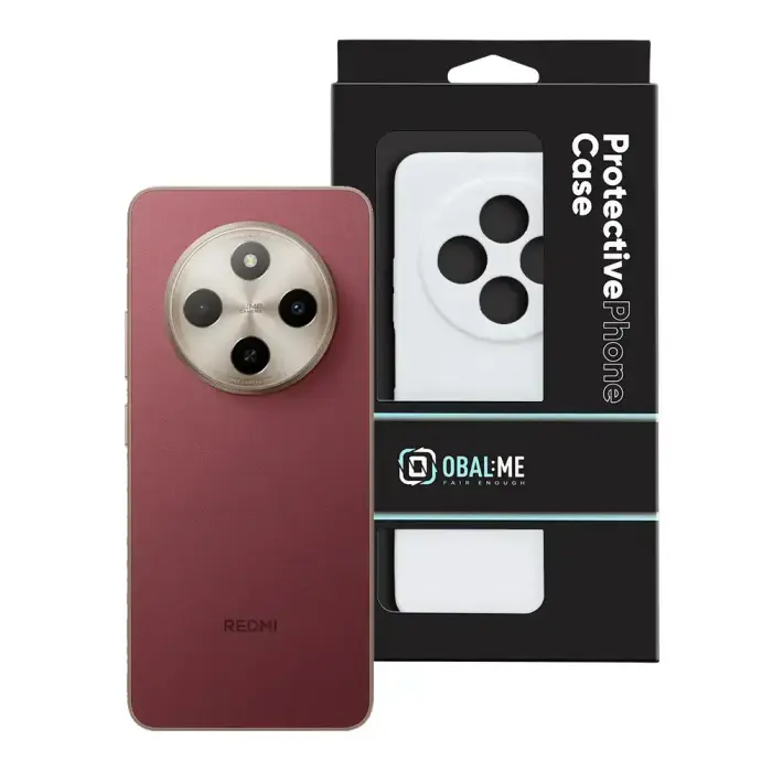 OBAL:ME Glossy Cover for Xiaomi Redmi 17C 4G White