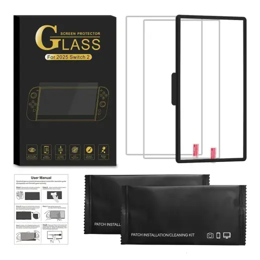 Nintendo Switch 2 Screen Protector Set Foto 2