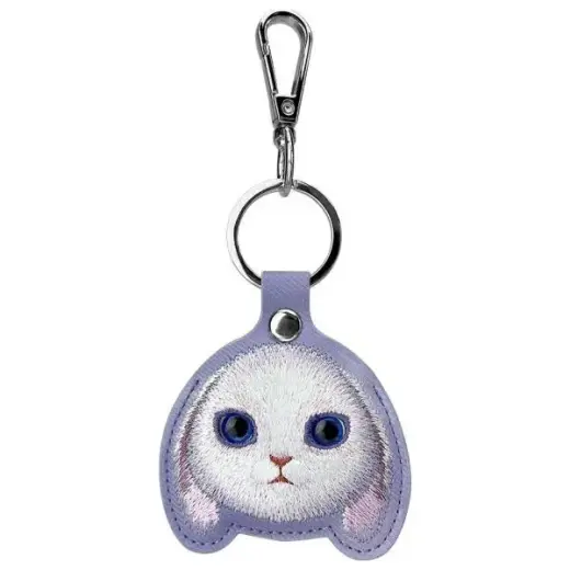 Nimmy Zestaw 3w1 torebka na telefon +     portfel + etui na lokalizator fioletowy|purple Big Eyed Pet 2.0 Rabbit Foto 4