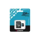 Kingston memory card 256GB microSDXC Canvas Go Plus Gen4 200MB/s A2 U3 V30 + adapter Фото num