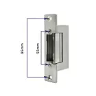 Qoltec Reverse electric strike | 12V | Stainless steel Foto 7