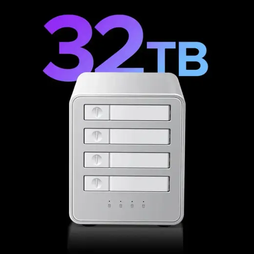 Orico 8848U4 DAS Series 4-Bay M.2 NVMe SSD Disk Array - White Foto 16