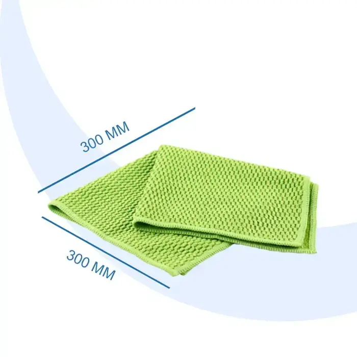 Cello Kleeno mikrošķiedras trauku lupatiņa | zaļa 1 gab. Foto 2