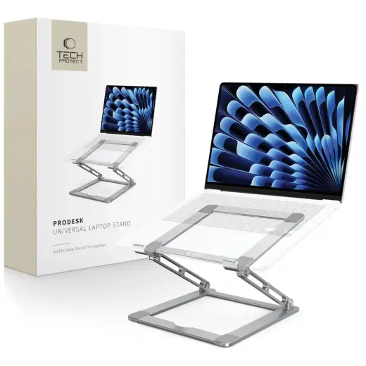 Tech-Protect ULS400 universal extendable stand for a laptop up to 17" - gray Фото num