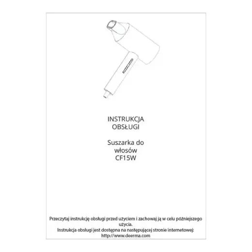 Hair Dryer Deerma CF15W Foto 6