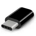 Fusion Universāls Adapteris Micro USB uz Type-C (USB-C) USB Savienojums Melns Foto 1