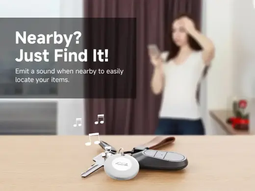 Lifemate GPS Bluetooth LifeTag Tracker HD-P16-3 Android + keyring white Foto 13