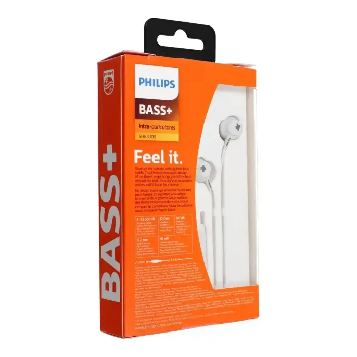 Wired earphones jack 3,5mm PHILIPS SHE4305WT białe Foto 5