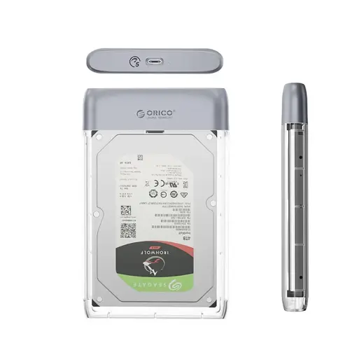 Orico TX25C3 2.5" HDD|SSD USB-C 5Gb|s Disk Drive - Transparent Фото num