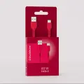 COLORUM CK60-AC-02 data transfer and charging cable | USB-A to USB-C | 15W | 1.8m | pink Photo