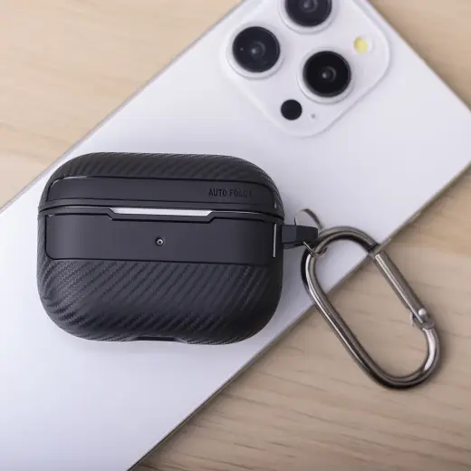 Carbon case for Airpods Pro black Foto 7