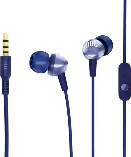 Wire earphones Jack 3,5 mm JBL C200Si blue Foto 2