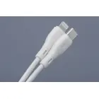 Cable USB C do Lightning Blue Star 2,4A 27W ECO 1 m PJ72-18-3 white Photo