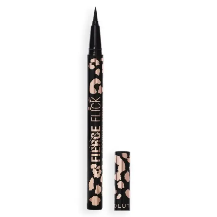 Makeup Revolution, Fierce Eyeliner, Liquid Eyeliner, Black, 0.5 ml