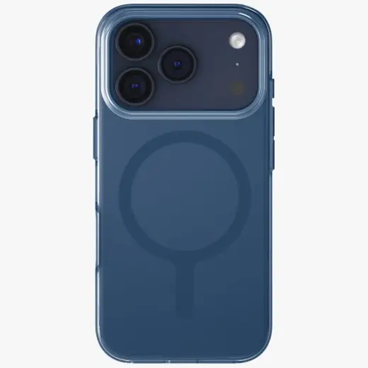 UNIQ Clario Case for iPhone 17 Pro Magclick Charging Blue Photo