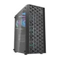 Darkflash DK351 computer case + 4 fans (black) Foto 1