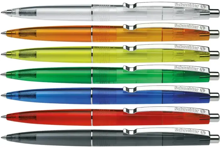 Lodīšu pildspalva SCHNEIDER ICY COLOURS K20, asorti caurspīdīgs korpuss, zila Photo