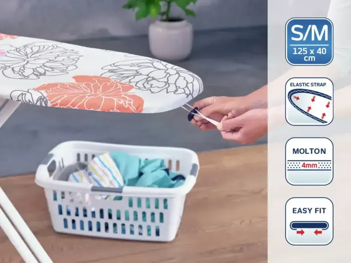 LEIFHEIT Ironing Board Cloth Cotton Comfort S/M 125x40cm Photo