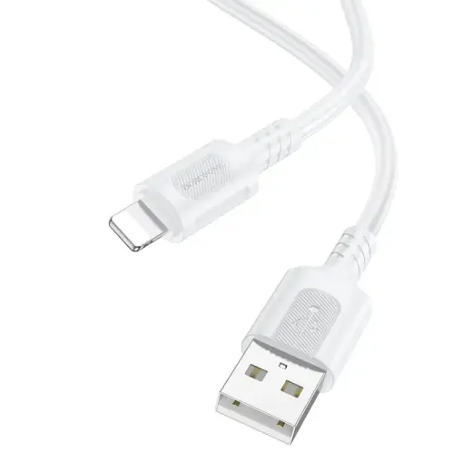 Borofone Cable BX111 Feliz - USB to Type C - 3A 1 metre white Foto 2