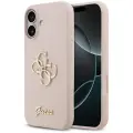 Guess Silicone Big 4G Script Case for iPhone 17 Pink Foto 1