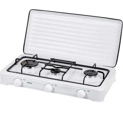 MPM SMILE-KN-03|1K Настольная газовая плита 3 конфорки Фото num