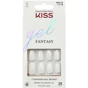 Kiss My Face Gel Fantasy Nails Happy Hands - Nalepovací nehty ( 28 ks )