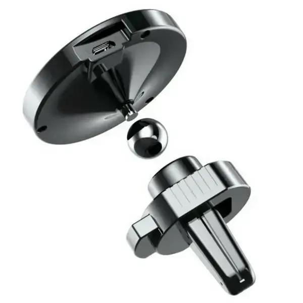 Uchwyt z ład. indukcyjnym 10W NANO GLUEF606 montowany na kratkę wentylacyjną Foto 2