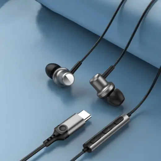 Beline Słuchawki dokanałowe USB-C SK193 czarne|black Foto 4