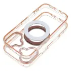Case for iPhone 16 PRO Frame Circle Stand compatible with MagSafe gold — Foto 2