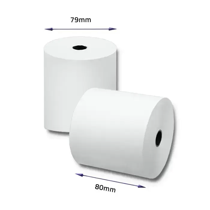 Qoltec Thermal roll 80 x 80 | 55g/m2 | 10pcs | BPA free Foto 3