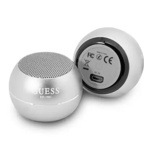 Guess głośnik Bluetooth GUWSALGEG Speaker mini szary|grey Фото num