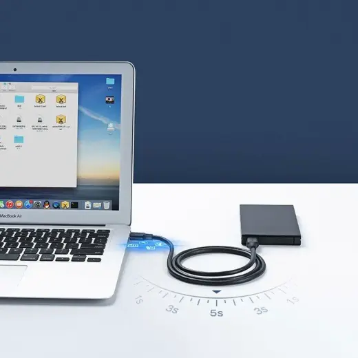 Ugreen USB - USB (male - USB 3.2 Gen 1) cable 1 m black (US128 10370) Photo