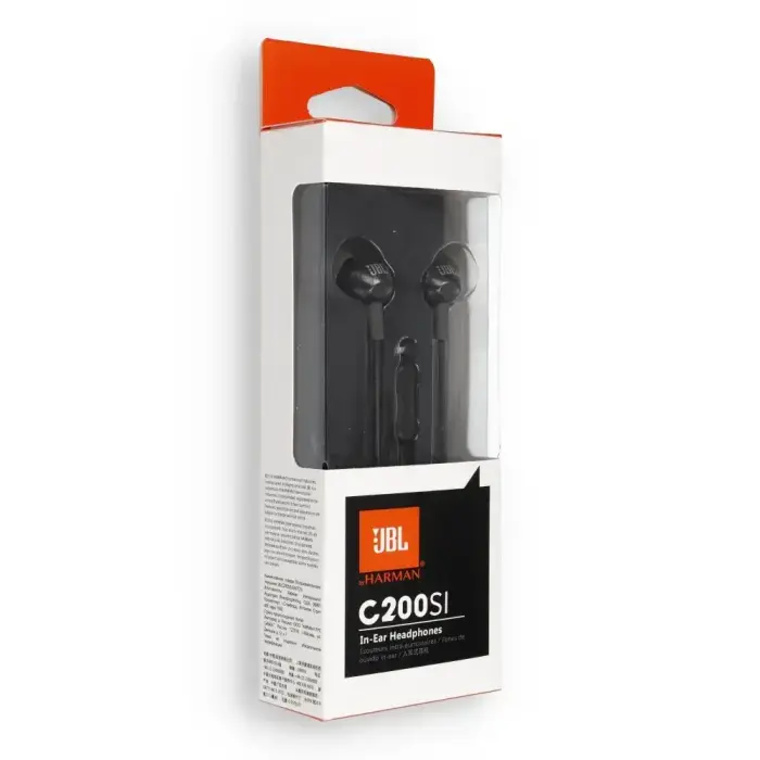 Wire earphones Jack 3,5 mm JBL C200Si black Foto 2