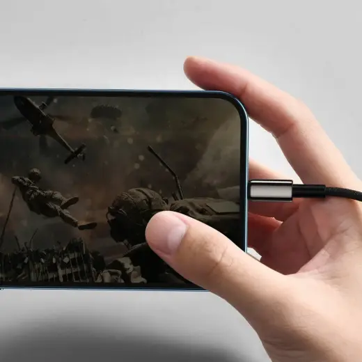 Baseus CAMLTWJ-01 3-in-1 datu pārraides un uzlādes vads | USB-A uz Micro USB, USB-C, Lightning | 66W | 1.5m | melns Foto 10