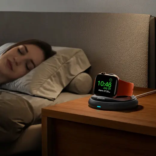 Joyroom JR-W12 foldable inductive charger for Apple Watch - black Photo