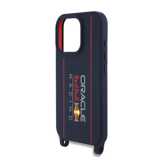 Red Bull Silicone Vertical Logo phone case for iPhone 16 Pro blue with MagSafe support Photo