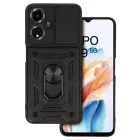 Slide Camera Armor Case for Oppo A59 Black — Фото 1