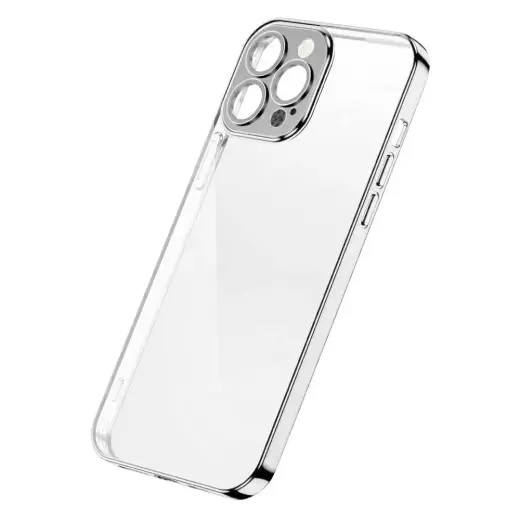 Joyroom Chery Mirror Case Cover for iPhone 13 Pro Metallic Frame Silver (JR-BP908 silver) Foto 1