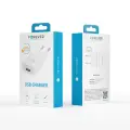 Forever TC-01 travel charger | 10W | USB-A | white Photo