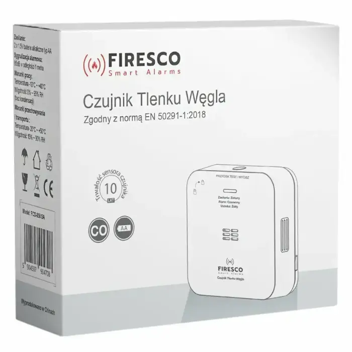 Firesco FCO-850 SA Carbon Monoxide Detector Foto 4