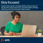 HP Poly Blackwire 8225 Stereo USB-C Headset +USB-C/A Adapter — Foto 5