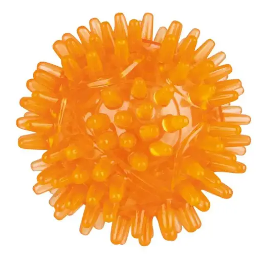 Игрушка для собак : Trixie Мигающий мяч для ежика, 5 см Фото num