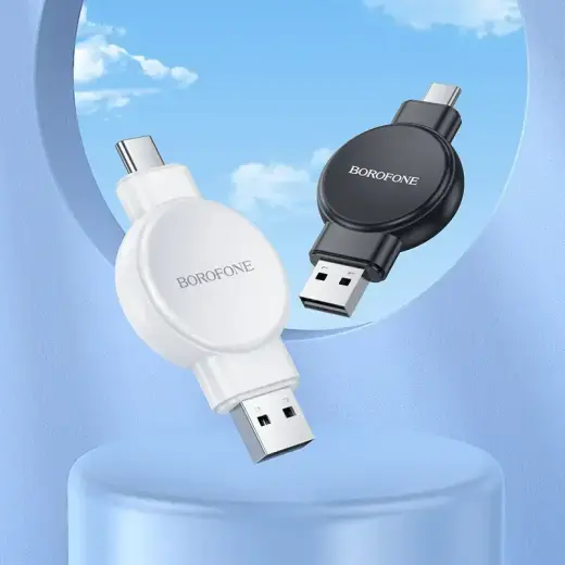 Borofone Wireless induction charger for Smartwatch BQ31 Portable 2,5W for iWatch 1-9, SE/SE2, Ultra/Ultra2, Samsung Watch 1-7, Ultra white Foto 3