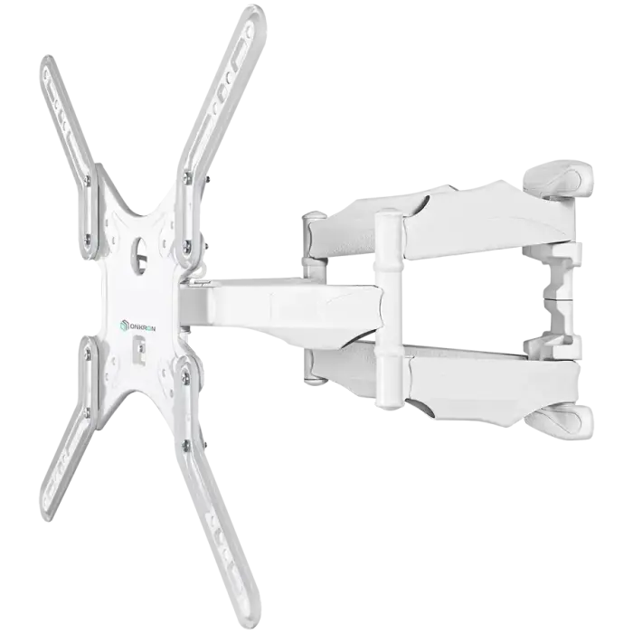 ONKRON Monitor desk mount for 37” – 70 Inch LCD LED OLED Screens, White