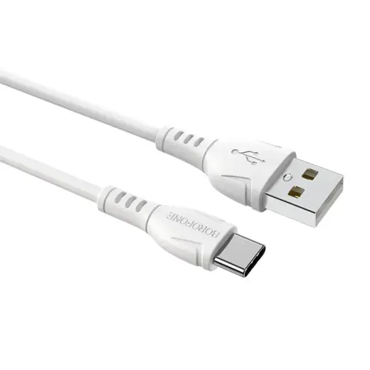 Borofone Cable BX51 Triumph - USB to Type C - 3A 1 metre white Foto 2